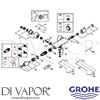 Grohe 34666000 Mixer Spare Diagram