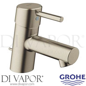 Grohe 34702EN1 Concetto Brushed Nickel Single Lever Faucet XS Size Tap Spare Parts