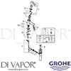 Grohe 34702EN1 Spare Tech Diagram