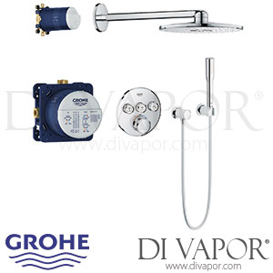 Grohe 34705000 Grohtherm SmartControl Perfect Shower Set with Rainshower Smartactive 310 Spare Parts