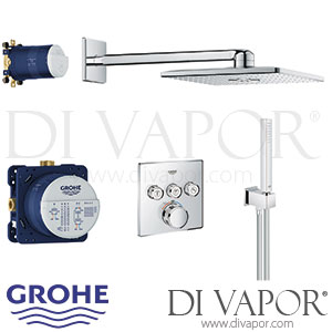 Grohe 34706000 Grohtherm SmartControl Perfect Shower Set with Rainshower Smartactive 310 Cube Spare Parts