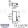 Grohe Grohtherm SmartControl Thermostatic Shower Mixer Dimensions