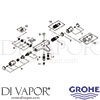 Grohe 34754000 Mixer Spare Tech Diagram