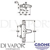 Grohe 34756000 Mixer Spare Diagram