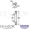 Grohe 34757000 Mixer Spare Diagram