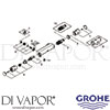 Grohe 34757000 Mixer Spare Tech Diagram