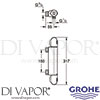 Grohe 34760000 Mixer Spare Diagram