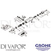 Grohe 34760000 Mixer Spare Tech Diagram