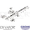 Grohe 34761000 Mixer Spare Tech Diagram