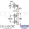 Grohe 34765000 Mixer Spare Diagram