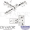 Grohe 34765000 Mixer Spare Tech Diagram