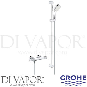 Grohe 34769000 Grohtherm 800 Cosmopolitan (1/2 Inch) Thermostatic Shower Set Spare Parts