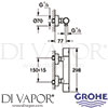 Grohe 34771000 Mixer Spare Diagram