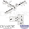 Grohe 34771000 Mixer Spare Tech Diagram