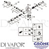 Grohe 34772000 Mixer Spare Tech Diagram