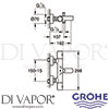Grohe 34774000 Mixer Spare Diagram