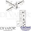 Grohe 34774000 Mixer Spare Tech Diagram