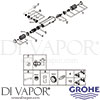 Grohe 34777000 Mixer Spare Tech Diagram