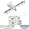 Grohe 34780000 Mixer Spare Tech Diagram