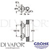 Grohe 34781000 Mixer Spare Diagram