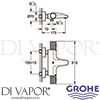 Grohe 34782000 Mixer Spare Diagram