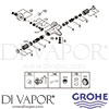 Grohe 34782000 Mixer Spare Tech Diagram