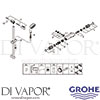 Grohe 34785000 Mixer Spare Tech Diagram