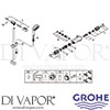 Grohe 34786000 Mixer Spare Tech Diagram
