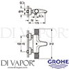 Grohe 34788000 Mixer Spare Diagram