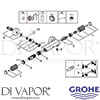 Grohe 34790000 Mixer Spare Tech Diagram