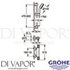 Grohe 34791000 Spare Diagram