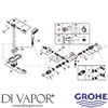 Grohe 34791000 Spare Tech Diagram