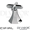 Cifial 34840HC Hexa Deck Diverter Spare Parts