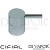 Cifial 34840TH Technovation 465 Chrome Black Deck Diverter Spare Parts