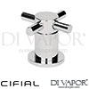 Cifial 34841TB Techno X300 Deck Diverter Spare Parts