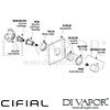 Cifial 34842CL Coule Wall Diverter Dimension