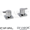 Cifial 34890CL Coule Pair Deck Bath Valves Spare Parts