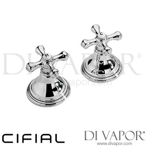 Cifial 34890ED Edwardian Pair Deck Bath Valves Spare Parts