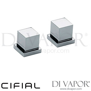 Cifial 34890SQ Quadrado Pair 1/2 Inch Deck Valves Spare Parts