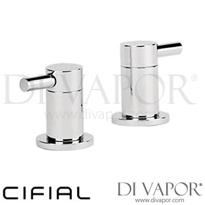 Cifial 34890TB Techno 300 Pair Deck Bath Valves Spare Parts
