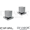 Cifial 34891CU Cudo Pair 3 4 Inch Deck Bath Valves Spare Parts