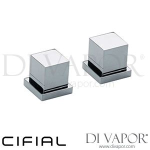 Cifial 34891SQ Quadrado Pair 3/4 Inch Deck Valves Spare Parts