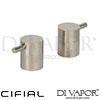Cifial 34891TH-X20 PVD X20 Pair Deck Bath Valves Spare Parts