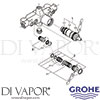 Grohe 34950 Mixer Tech Diagram