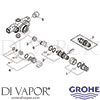 Grohe 34953 Mixer Spare Diagram