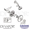Grohe 3507510A Spare Tech diagram