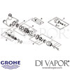 Grohe Grohtherm XL Thermostat Mixer Spares