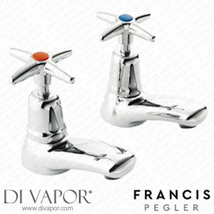 Francis Pegler 350902 Cross Top - Bath Tap Pair Spare Parts
