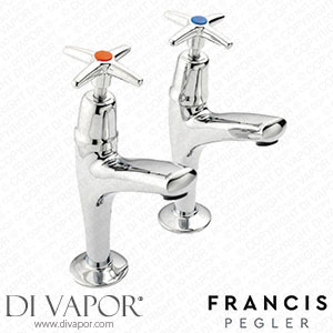Francis Pegler 350903 Cross Top - High Neck Kitchen Tap Pair Spare Parts