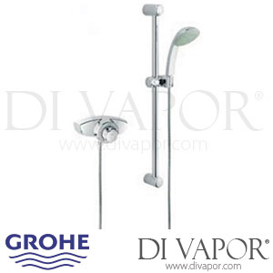 Grohe 35237000 Grohsafe Exposed Pressure Balanced Shower Valve Spare Parts